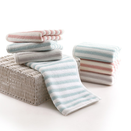 Red bean home textile pure cotton face towel small towel face towel household adult children baby absorbent square towel cotton combination