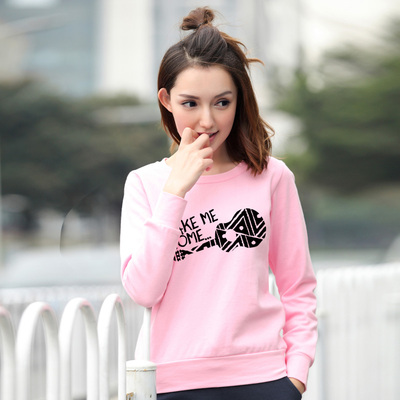 Antarctic autumn round neck sweater women's sportswear long-sleeved t-shirt jacket coat students Korean casual fashion women